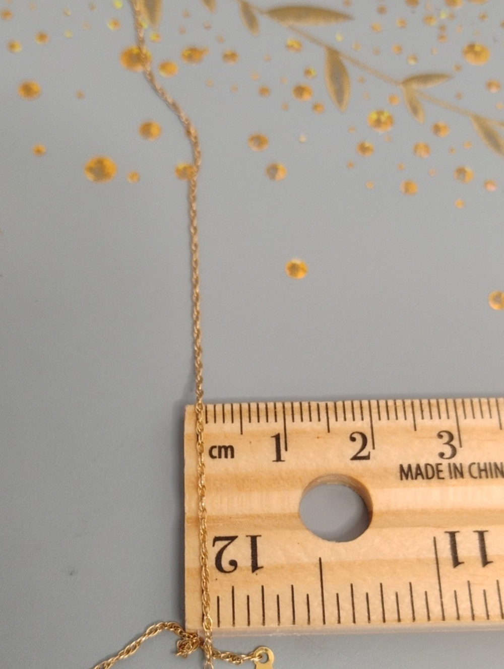 Rope Chain 14 K Gold Necklace - Picture 3 of 11